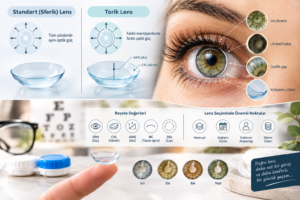 Torik Lens ile Standart Kontakt Lens Arasındaki Farklar Neler?